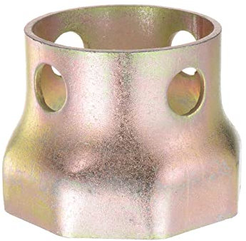 sourcing map Husillo Tuerca Zócalo 122mm 8 Punto Rueda Rodamiento Contratuerca Zócalo