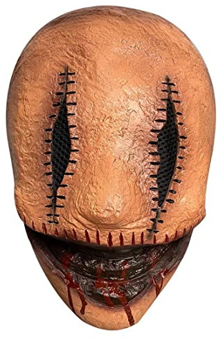 brableewear Scary Halloween Mask Smiley Killer Mask Creepy Devil Zombie Headgear Full Head Cosplay Costume Props