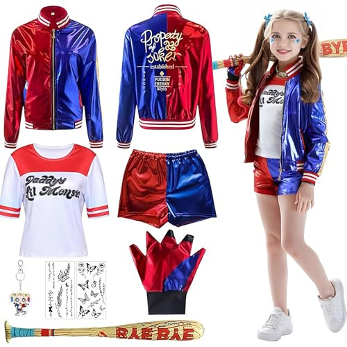 Sunshine smile , costume da donna , costume da ragazza, set include giacca, pantaloncini e guanto, balloon, calze Bundlefor Carnevale, cosplay