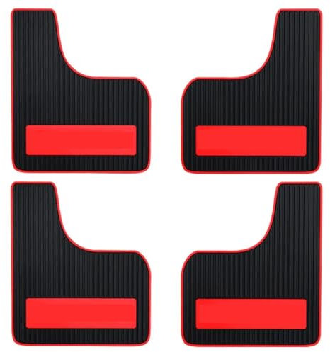 Paraspruzzi Gomma Sport 4mm Anteriore Posteriore Set Universale Rally Paraspruzzi Paraspruzzi Parafanghi Paraspruzzi Viti Auto Auto SUV Accessori Parafango Auto