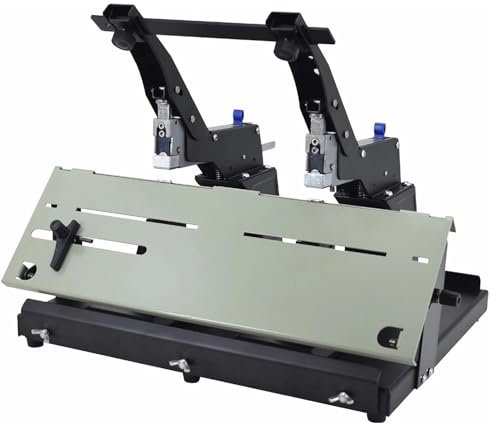 Doppelkopfhefter, Hochleistungshefter Mit Sattelheftung, Stärke 60 Seiten/80 G, Schreibtisch-Buchbindemaschine Für Fabrikbüros