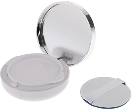 Leerer Make-up-Puder-Foundation-Behälter, Luftkissen-Puff, BB-Creme Behälter, 15 g, Silber