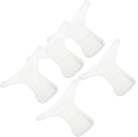 Hoement Couches Lavables pour -né en Coton Réutilisables 5pcs, Pantalon Doux et Respirant pour Bébé, Utilisation Nocturne
