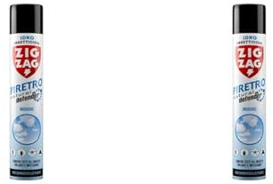 Zig Zag, Insetticida Inodore, con acqua contenente estratto di piretro, per insetti volanti, formato 500 ml (Confezione da 2)
