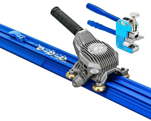 DPLXQPP 87 Inch Manual Tile Cutter for Large Ceramic Tiles,Professional Tile Cutter with Dual Track Design Countertop Tile Cutter Hand Tool,3.8m