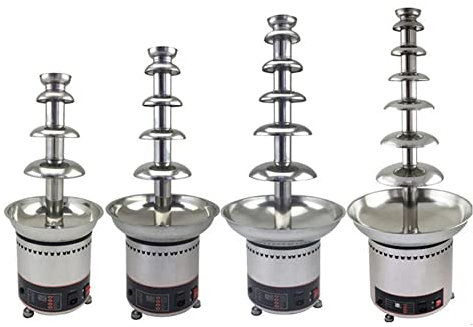 Large Capacity Stainless Steel Chocolate Fountain 6 Tier Ideal for BBQ Sauce Liqueurs Nacho Cheese t for Parties and Events