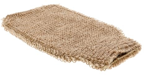 WRITWAA Badehandschuhe Aus Jute Für Peeling Und Dusche Körpermassagehandschuh Mit Daumenfunktion Effektives Entfernen Abgestorbener Hautzellen Bequemer Badewerkzeug Für Körperpflege