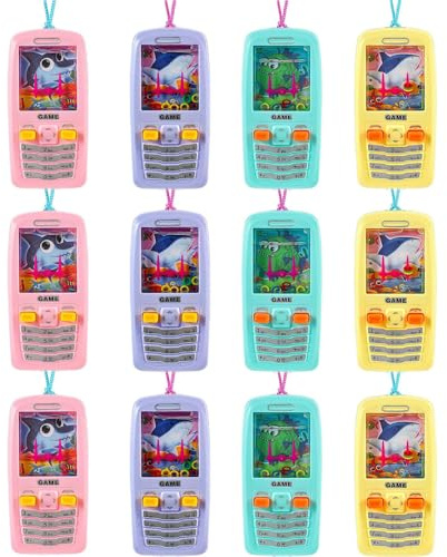 Harxin 12PCS Tragbare Wasser Spiele, Partygeschenke für Kinder, Handy Wasser Hoop Wurfspiel, Füllung Geschenktüten, Partygeschenke für Kinder, Jugendliche, Geburtstagswettbewerb