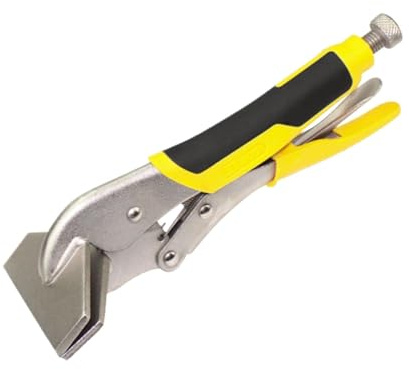 KiBcsLic Abrazadera de Bloqueo para Chapa Metálica, Agarre Cómodo, Pinzas Ergonómicas Y Versátiles para Cerrar