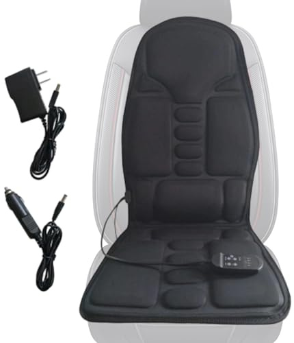 Almohadilla de Masaje para Silla | Masajeador Para Silla De Coche - Calefacción 5 Puntos para Adultos y Mayores en Climas Fríos para Hogar y Trabajo en Computadora