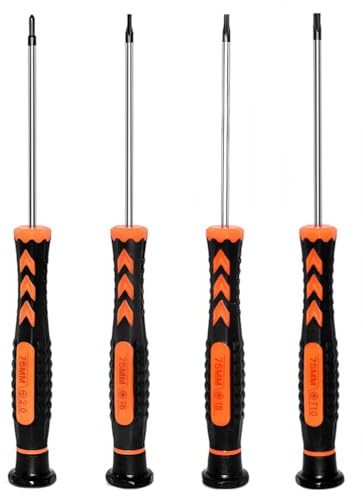 Phillips PH00 T6 T8 T10 Tournevis de sécurité Torx Kit d'outils de réparation compatible avec manette Xbox One Series S X PS4 PS5