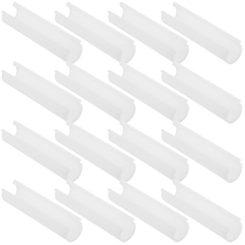 COLLBATH 32 Pinzas para Película de Invernadero de Plástico Abrazaderas para Tubos de 19 MM Clips para Plantas y Lona Kit para Túneles y Refugios Agrícolas