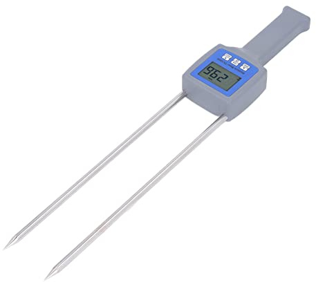 Garosa Misuratore Igrometro Tester Per Legno, Misuratore Di Umidità In ABS E Acciaio Inossidabile Con LCD Retroilluminato, Gamma Rapida E Accurata 0-84% Per La Lavorazione Del Legno, Mobili,