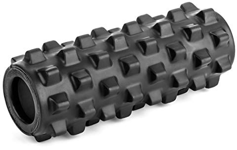 RumbleRoller Extra Firm Foam Roller Deep Tissue Massage Roller for Muscle Recovery (12 Inches Compact)