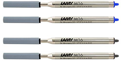 Lamy M16 Ersatzmine für Lamy Kugelschreiber F blau, 2 x 1