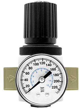 Beduan 1/2NPT Air Pressure Regulator for Compressed Air System with Gauge,Bracket(MIDI)