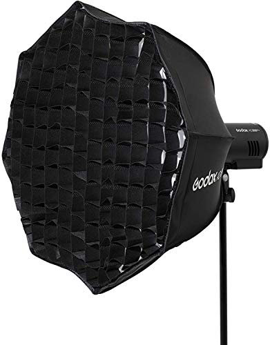 Godox Softbox AD-S60S 60cm Octagon Soft Box, Kompatibel mit Goodx Mount LED-Videolicht und Blitz AD300Pro, AD400Pro, ML100BI, ML60IIBI, ML100R, ML60, ML30 und mehr