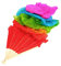 DECHOUS Fan Veils Fan Dancing Fans Belly Dancing Worship Flags for Dance Dancing Fabric Fans Fire Staff Long Dance Fan Dance Fans Silk Scarfs Silk Fan for Woman Chinese Prom Miss Bamboo