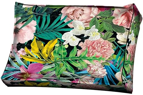 Bielik Gartenkissen für Paletten 60 x 40 cm | Wasserdichtes Sitzkissen für Europaletten | Outdoor & Indoor Kissen für Palettenmöbel | Hochwertige Palettenauflage, Made in EU – Blumen