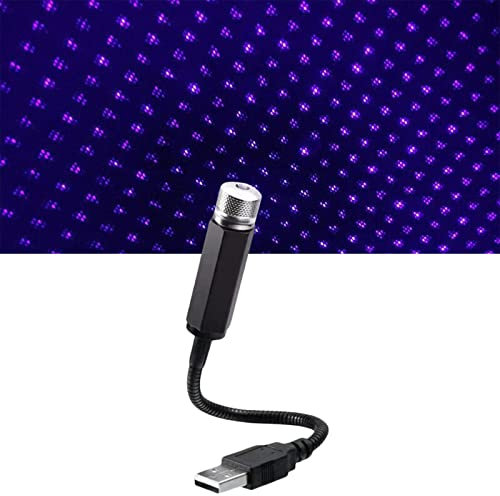 Luce D'atmosfera USB Effetto Cielo Stellato,Proiettore Led con Telecamera Rotante a 360 Gradi,per Creare Un'atmosfera Romantica e Rilassante in Casa.Compatibile con,Power Bank e Altri Dispositivi USB