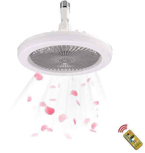 Lyoveu Ventilatori da Soffitto con Luci E Telecomando,lampadario con Ventilatore da Soffitto,Ultra-Silenzioso 3 velocità Regolabile Fan Plafoniera con Telecomando per Soggiorno Camera da Letto