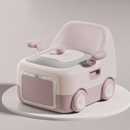 Töpfchen für Kinder, 3-in-1 Kindertoilette Potty Training Toilet, Baby Töpfchen mit praktischem Stauraum, Kindertöpfchen Perfekter Toilettensitz für Kinder (Rosa)