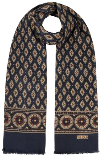 Stetson Ornamentals Wollschal Kunstwerk 100% Wolle Made in USA Damen Herren Herbst Winter