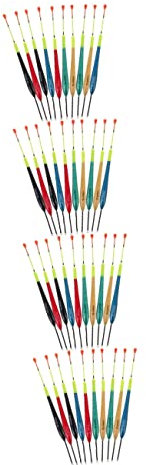 POPETPOP 4sets Wooden Fishing Floats for Coarse Fishing Floats Tackle Bait Suspender 10pcs*4