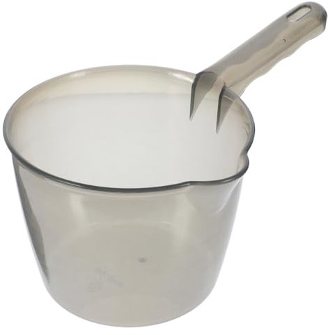 MAGICLULU Pala Para Agua Transparente Cuchara De Gruesa Para Cocina Baño Uso Jardin Regar Plantas Cucharón De Agua Para Cocina