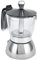 AKLOSIPY Cafetera de Acero Inoxidable de 4 Tazas Estufa Moka Pot Cafetera Capas de Cocina Transparente La Olla Superior está Fabricada con una Olla Foomoka Cafetera Individual de 3 Tazas