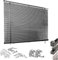 HUGG (28-KF) Alu-Jalousie Klemmfix ohne Bohren, Fenster-, Wand- und Deckenmontage, 120 x 130 cm (B x H), Anthrazit
