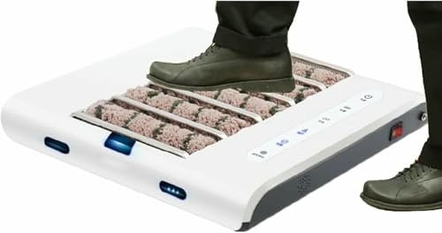 VYUJHNBG Limpiadora de Suelas eléctrica de Entrada, máquina automática para Limpiar Suelas de Zapatos, abrillantadora de Zapatos eléctrica, limpiadora de Suelas para hoteles