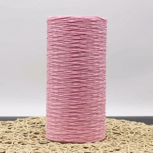 VIXDA Hilo de Paja de Rafia Natural de 460 g, Papel para Tejer a Mano, Papel para Crochet, Bolsas de Playa, Embalaje, cinturón y Cuerda.