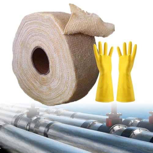 BAIFULAI Ruban adhésif de pétrole résistant à la corrosion : 50 mm x 10 m marron bande de protection contre la corrosion marine pour connecteur de mise à la terre tube en acier profond bande de mise à