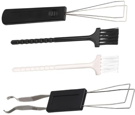 Kit de Brosse de Nettoyage Plastique, pour Clavier D’Ordinateur Portable | Entretien Régulier, Léger et Facile à Ranger, avec Extracteur de Touches et Brosse pour Capuchons