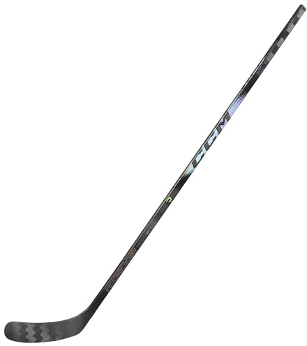 CCM Ribcor Trigger 10 Pro Chrome Intermediate ishockeyklubba (57 tum, Flex 65, böjning P29+1/4, vänster)