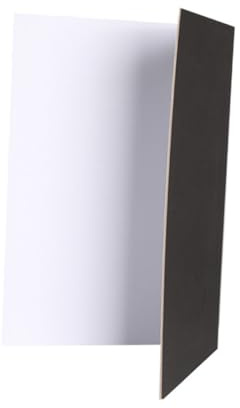Panneau Réfléchissant Pliable Carton Épais Blanc, pour Photographie | Éclairage D’appoint, Contours Mieux Définis, Réduit les Ombres, Autoportant, pour Photo de Table