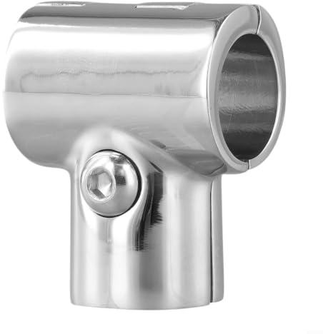 90-Grad-T-Gelenkverbinder für Marine-Handläufe aus 316 Edelstahl, kompatibel mit 22 mm und 25 mm Schienenrohren (25 mm)