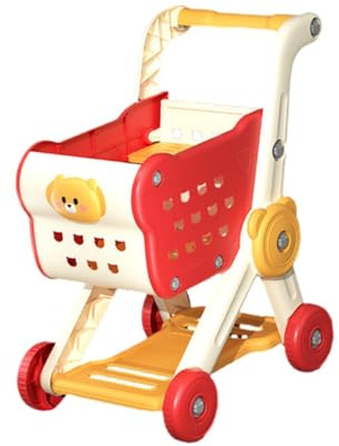 dwxnauixl Mini Kids Grocery Cart Toys Fun Learning Experience Educational Storage Interactive Shopping Trolley Supermarket Handcart Supermarket Handcart Toy