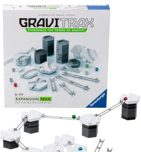 Ravensburger - GraviTrax Trax, Espansione per Pista di Biglie, Gioco Interattivo ed Educativo STEM, per Bambini 8+ Anni e Adulti, Combinabile con GraviTrax Starter-Set