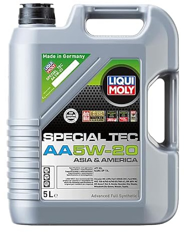 LIQUI MOLY Motoröl 5W-20 Special Tec Motor Öl API SQ AA 5L Kompatibel mit HYUNDAI Tucson TL, TLE, MAZDA CX-5 KE, GH, TOYOTA Yaris Schrägheck P9, FORD RANGER TKE