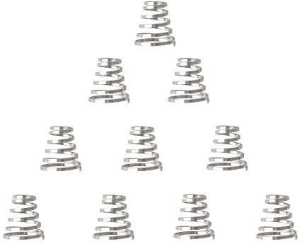 Fahrradfeder, 10 Stück Bike Wheel Springs, Edelstahl Fahrrad Feder Spießfeder für Fahrrad Schnellspanner