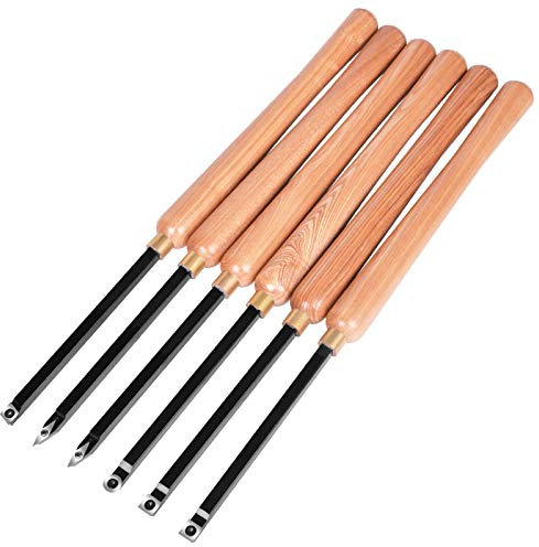 Hartmetall Drehstahl Drehmeißel mit Wendeplatten,Holzdrehwerkzeuge Drehmeißel Holzbearbeitungsdrehmaschine Handwerkzeug austauschbare Round Shank Holzbearbeitungswerkzeug Legierung Griff Drehwerkzeuge