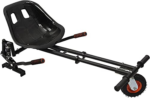 AlveyTech Deluxe Hoverboard Go-Kart Kit de fijación con rueda delantera grande y suspensión