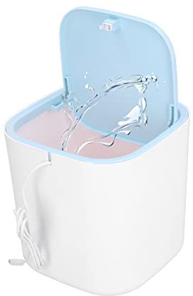 3.8L Electric Mini Washing Machine 3 Layer Turbine Camping Washing Machine Mini Underwear Washer Automatic Portable Washing Machine for Home Travel Camping and RV