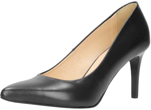 WOJAS - Damen-Pumps | Naturleder | Weiches Futter | Perfekt für Verschiedene Anlässe | Formaler Stil | 9359-51 - Schwarz, Größe 39