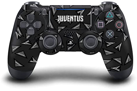 Head Case Designs Licenza Ufficiale Juventus Football Club Motivo Geometrico Arte Vinile Sticker Gaming Pelle Adesivo Compatibile con Sony Playstation 4 PS4 DualShock 4 Controller