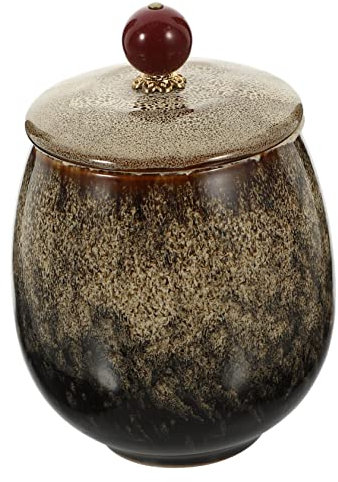 Zerodeko Boîte De Rangement Pour Condiments Céramique Couvercle Hermétique Pour Cuisine Et Maison