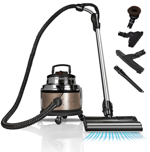 Filter Queen Majestic Surface Cleaner, Bronze, Canister Vacuum with Bagless Cyclonic Action, The Ultimate All-in-One Cleaning Machine