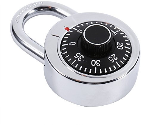 Lucchetto a Combinazione Lucchetto a Codice Lucchetto Rotativo in Lega di Zinco Lucchetto a Combinazione a Cifre Sicuro Quadrante Rotondo Numero Valigia per Bagagli Sicurezza